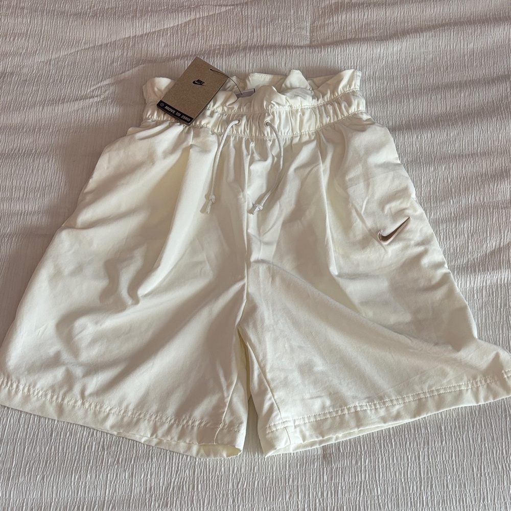 Nike women’s Cream/ white Athletic Shorts